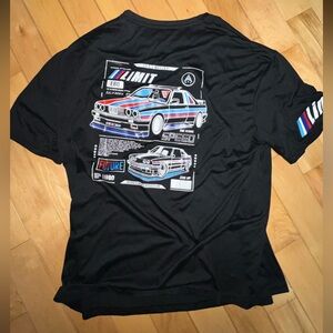 Black Graphic Car Print Men's T-Shirt